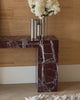 Marble console table styled